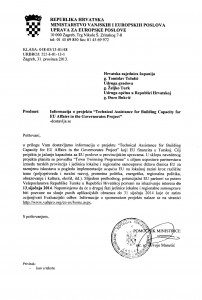 Turkey Twinning dopis