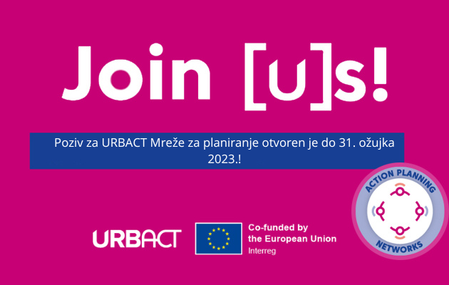 Pridružite se mrežama europskih gradova sudjelovanjem u URBACT Mrežama za planiranje