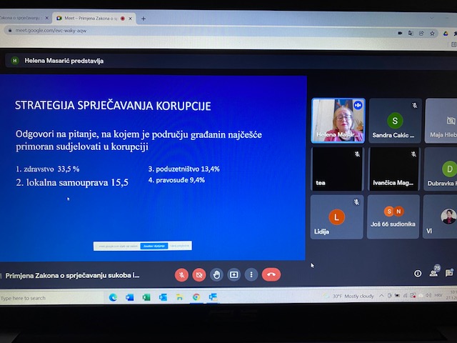 Webinar o primjeni Zakona o sprječavanju sukoba interesa – prezentacija i snimka