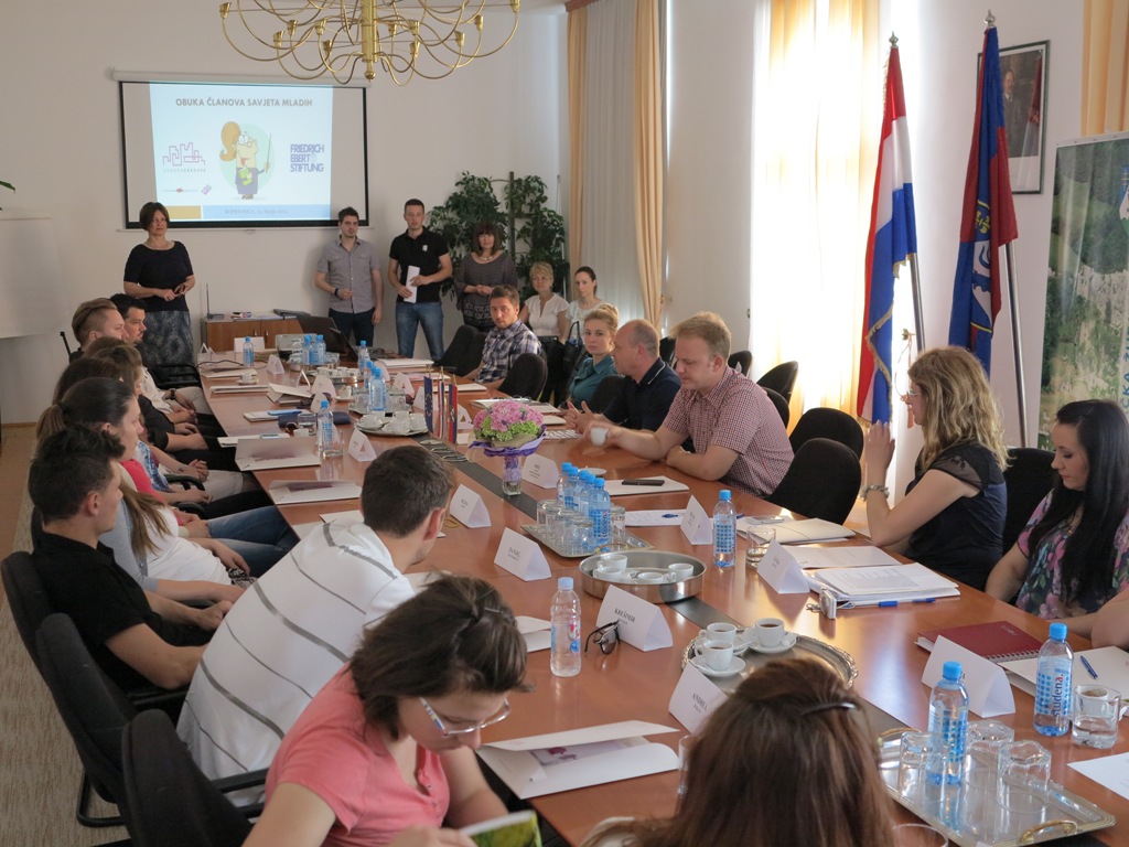 Obuka članova savjeta mladih u Koprivnici