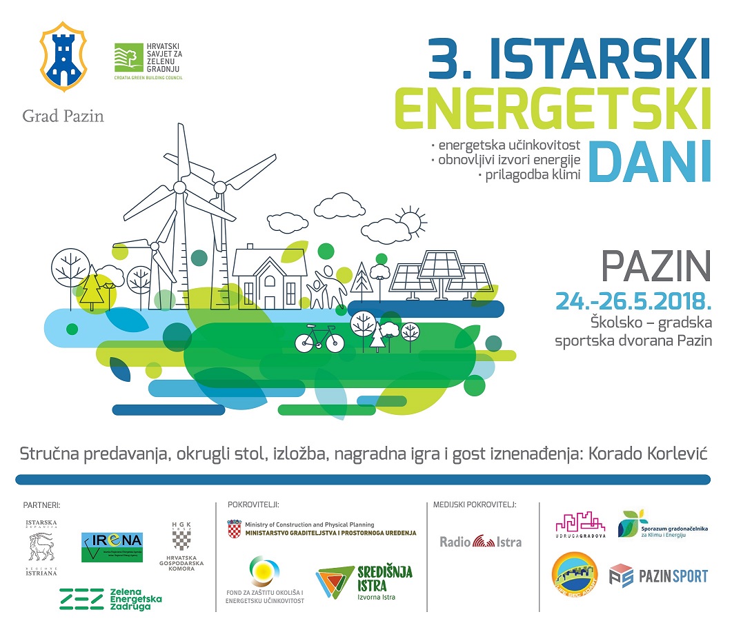 3. istarski energetski dani u Pazinu – NOVI PROGRAM!