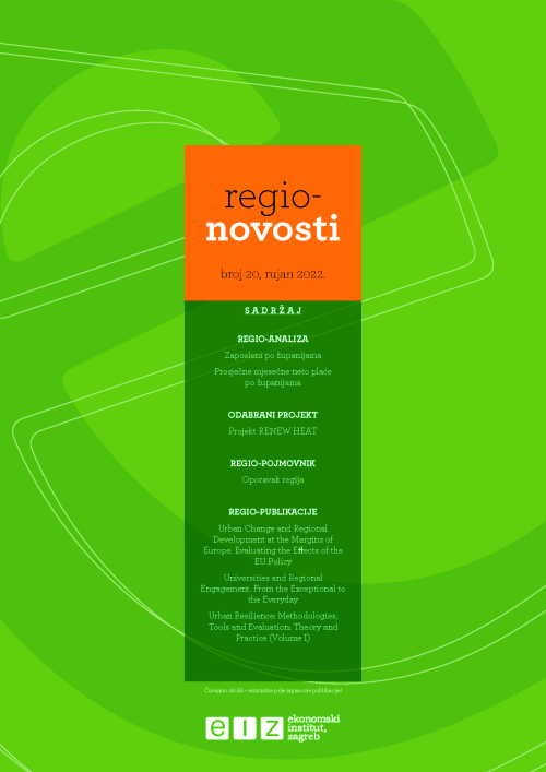 Objavljen je novi broj publikacije Regio-novosti Ekonomskog instituta, Zagreb