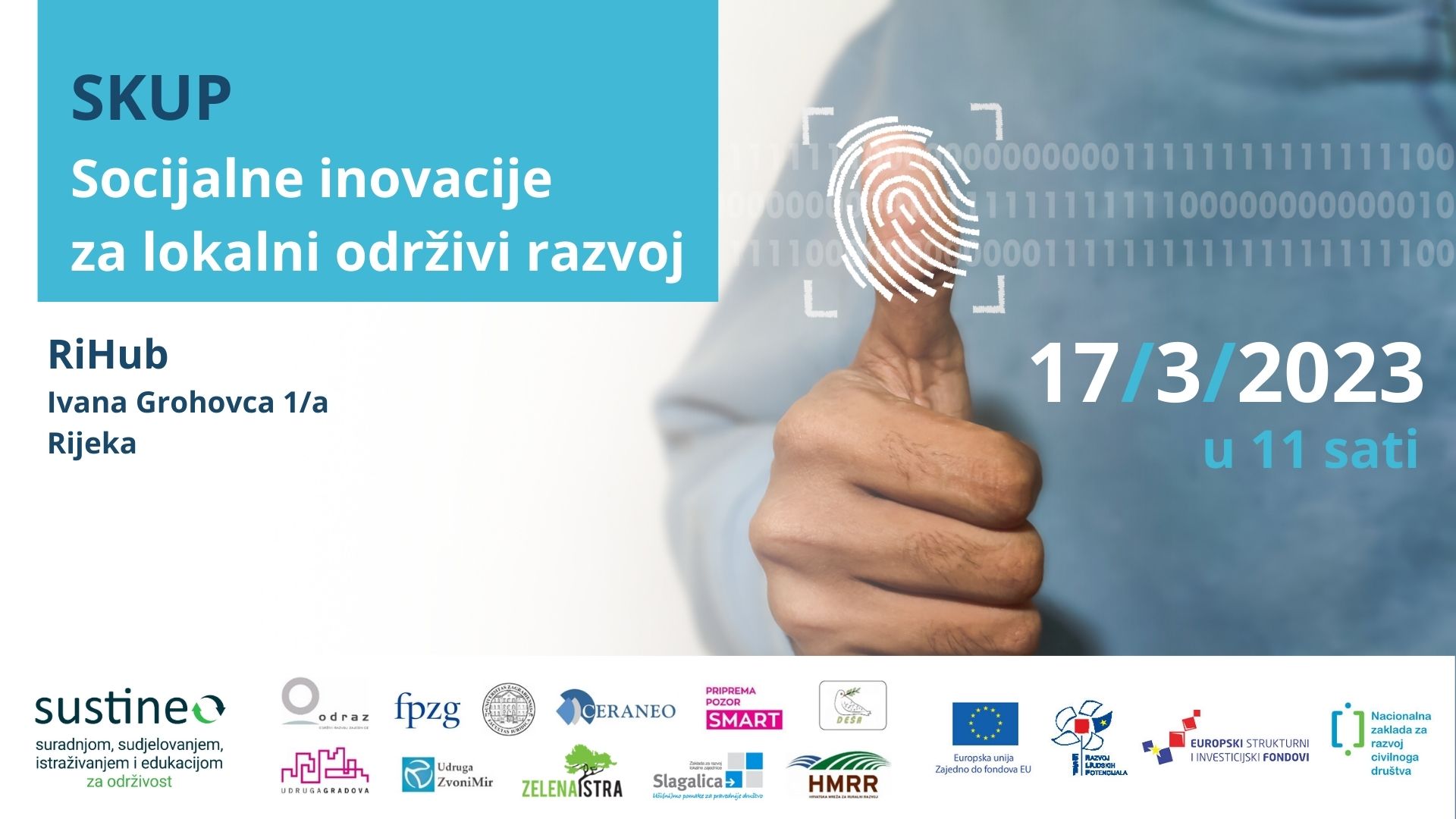 Poziv na skup u Rijeci: Socijalne inovacije za lokalni održivi razvoj