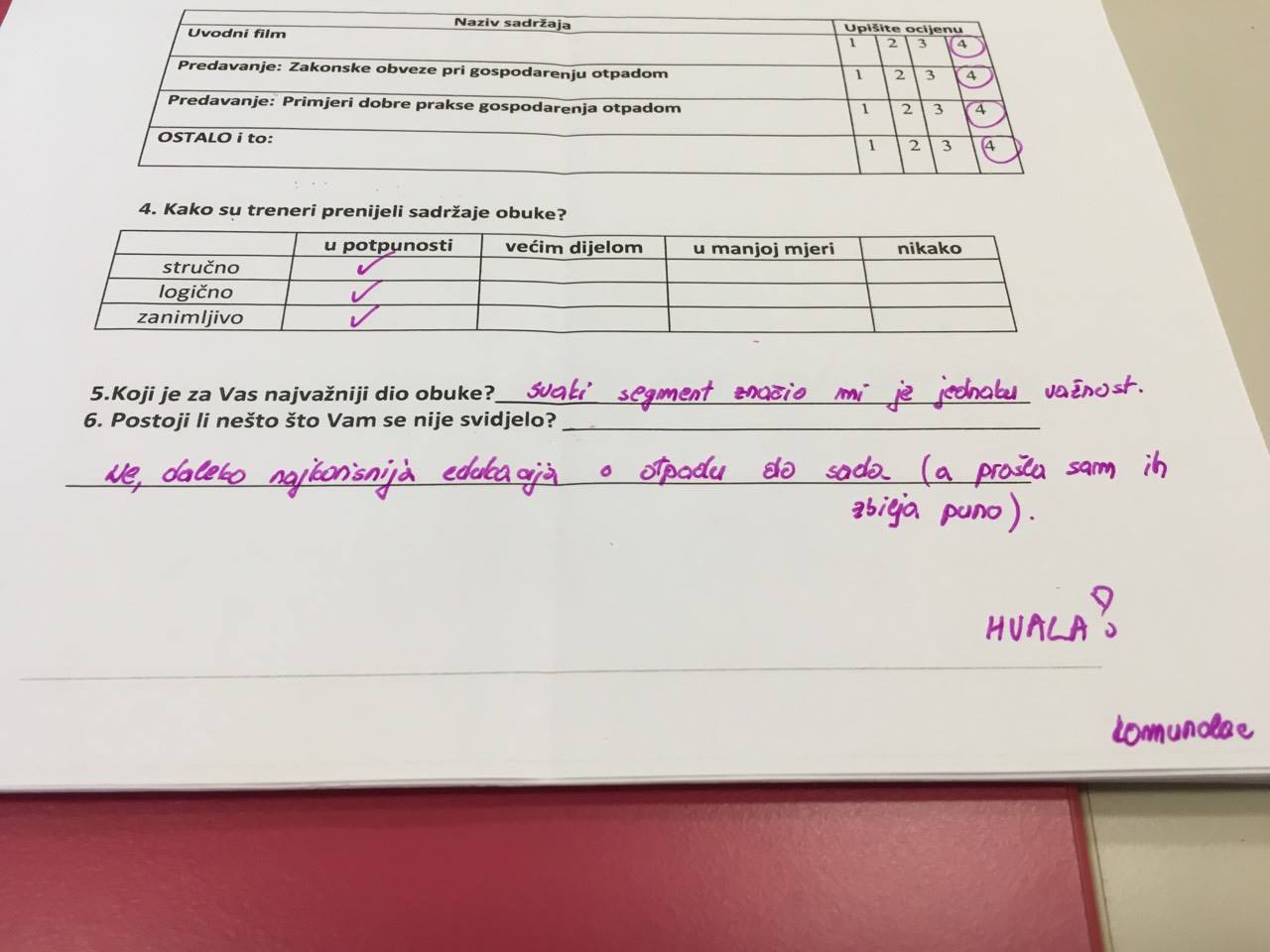 Obuka o održivom gospodarenju otpadom održana u Osijeku