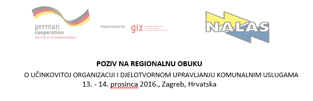Dvodnevna regionalna obuka u Zagrebu u području vodoopskrbe i odvodnje
