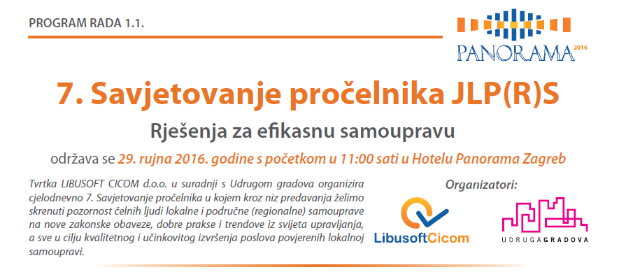 Savjetovanje pročelnika JLRS-a