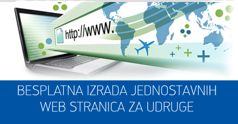 Besplatna izrada web stranica za udruge