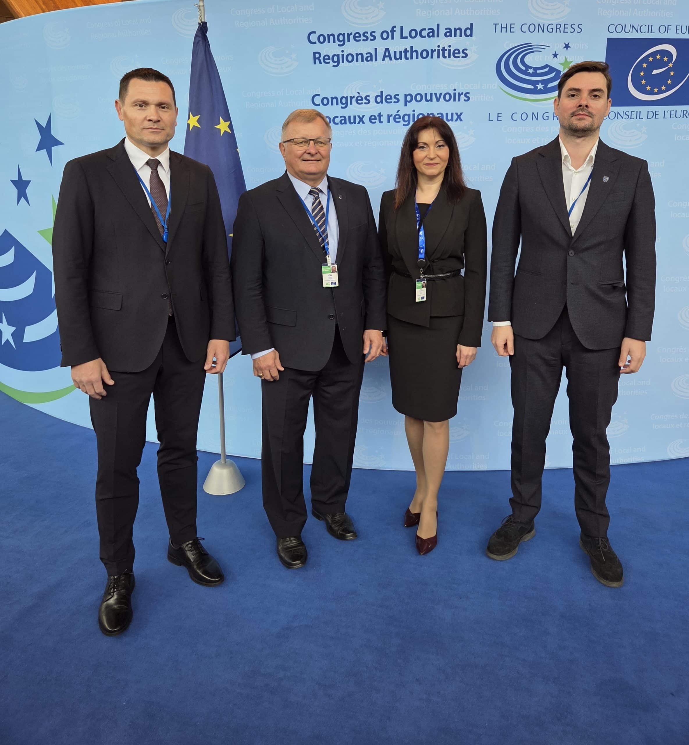Hrvatska delegacija na plenarnom zasjedanju Kongresa lokalnih i regionalnih vlasti Vijeća Europe